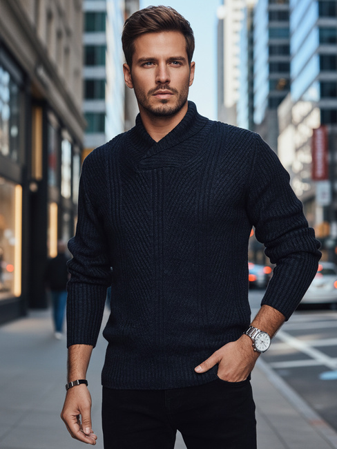 Sweter męski granatowy Dstreet WX2257z