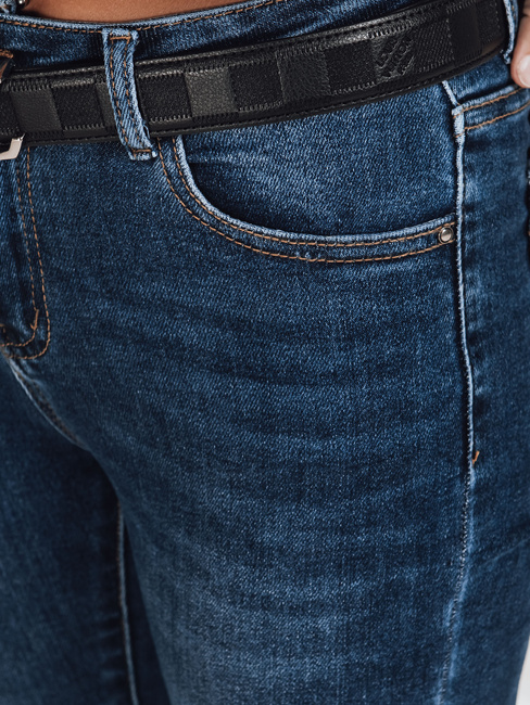 Jeansy damskie skinny niebieskie Dstreet UY2824