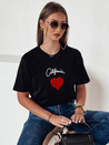 T-shirt damski CALOV czarny Dstreet RY2567