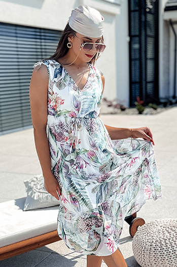 Sukienka ROSALIE biała Dstreet EY2527