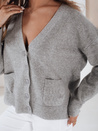 Damski kardigan SORELIE szary Dstreet MY2509