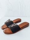 Klapki damskie SOLVINA czarne Dstreet ZY0958