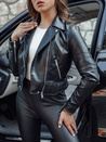 Kurtka skórzana damska ramoneska EKLIN czarna Dstreet TY4554