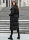 Kurtka pikowana damska płaszcz FAVI czarna Dstreet TY3089