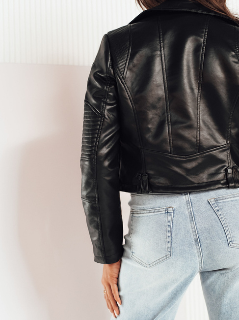 Kurtka skórzana damska ramoneska NEGRA czarna Dstreet TY4163