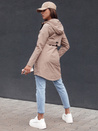 Kurtka przejściowa damska parka GLAMJACKET beżowa Dstreet TY4383