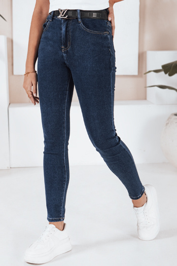 Jeansy damskie skinny granatowe Dstreet UY2772