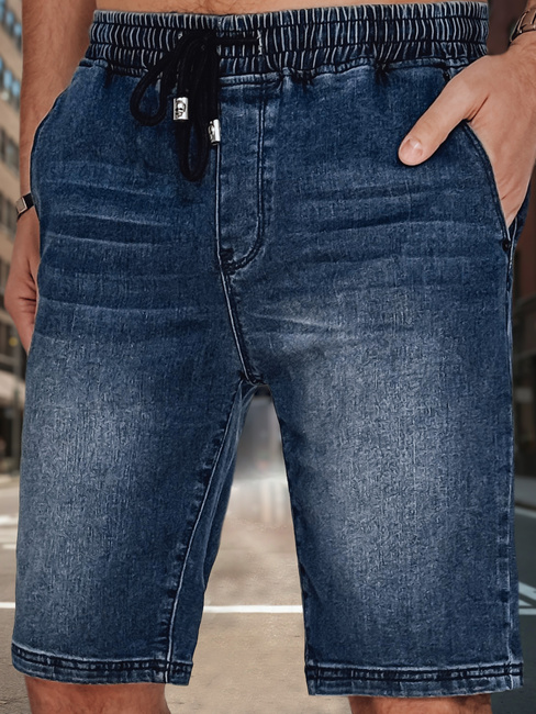 Spodenki męskie denim look niebieskie Dstreet SX2355