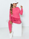 Komplet dresowy FITT damski różowy AY0140