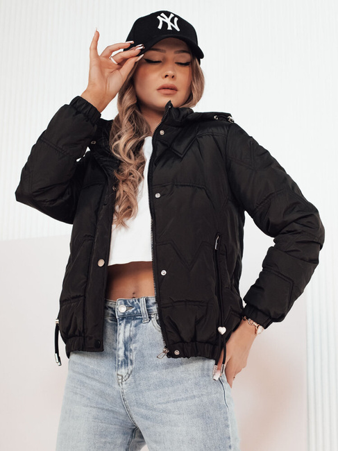 Kurtka przejściowa damska pikowana ZERNI czarna Dstreet TY4175