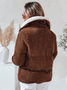Kurtka damska sztruksowa TRENDYGLAM brązowa Dstreet TY4941