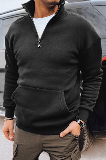 Bluza męska bez kaptura czarna Dstreet BX5670