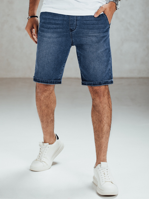 Spodenki męskie denim look niebieskie Dstreet SX2502