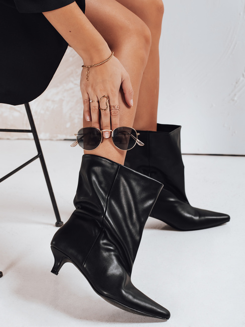 Botki damskie czarne Dstreet ZY1200