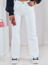 Spodnie damskie jeansowe baggy LUXEFLOW białe Dstreet UY2365