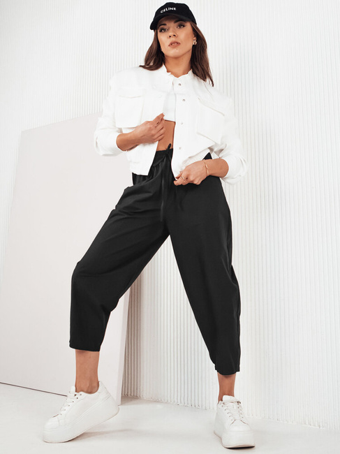 Spodnie damskie BALLOON FANTASY czarne Dstreet UY1668