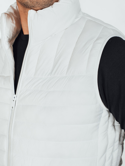 Kamizelka męska pikowana biała Dstreet TX5083