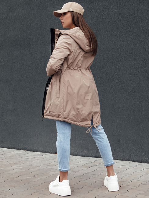 Kurtka przejściowa damska parka URBANJOY beżowa Dstreet TY4386