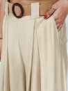 Spodnie damskie MIRELOU beżowe Dstreet UY2716