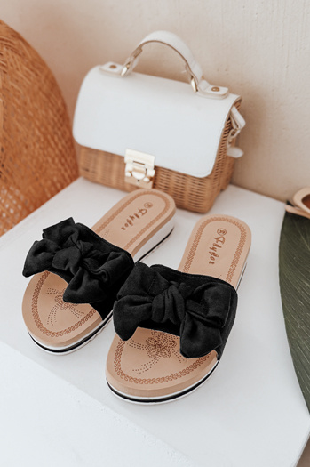 Klapki damskie LOVESLIDE czarne Dstreet ZY0995