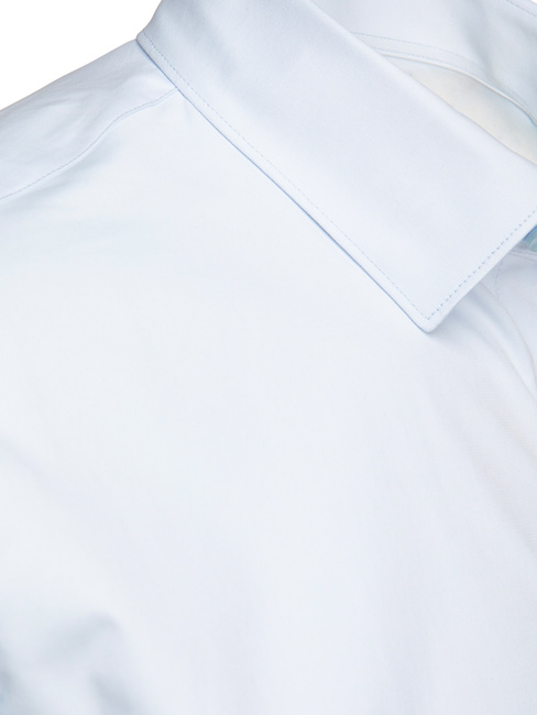 Koszula męska z krótkim rękawem błękitna Dstreet KX1046