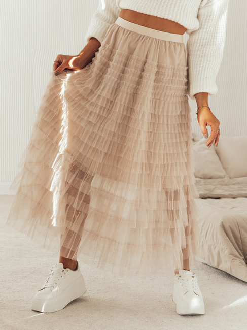 Spódniczka PASTELLA beżowa Dstreet CY0422