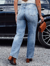 Spodnie jeansowe damskie szerokie CITYBLUES niebieskie Dstreet UY2234
