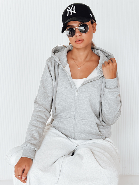 Bluza damska VICTORIA jasnoszara BY0228