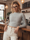 Sweter damski LARA jasnoszary Dstreet MY2287