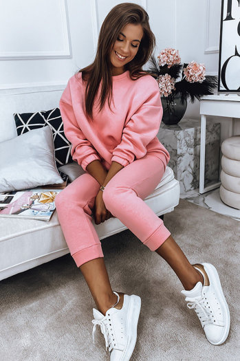 Komplet damski dresowy ARIELLA PREMIUM różowy Dstreet AY0733
