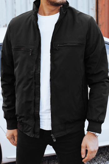 Kurtka męska przejściowa czarna Dstreet TX5033