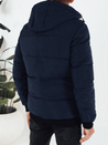 Kurtka męska zimowa z kapturem granatowa Dstreet TX5086