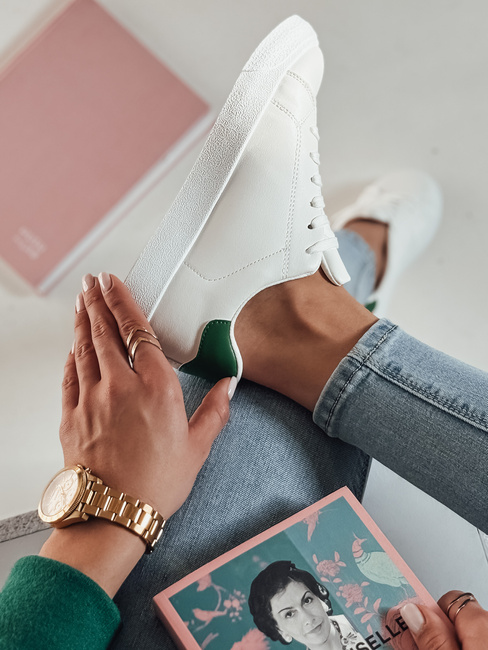 Sneakersy damskie SHINMOVE zielone Dstreet ZY0491