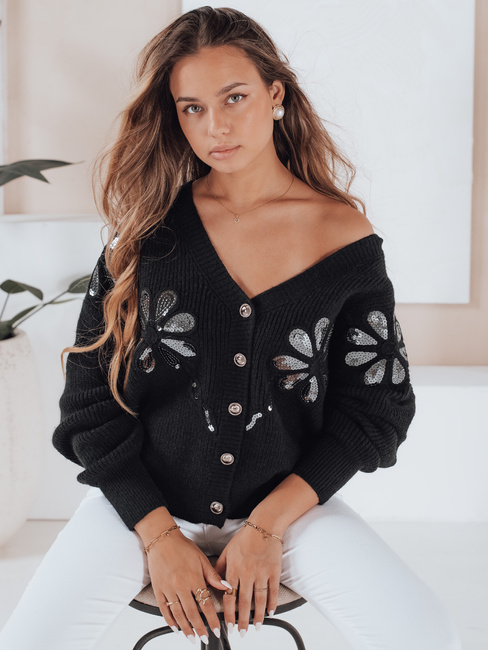 Damski kardigan KERINDA czarny Dstreet MY2502