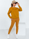 Komplet damski dresowy FITT kamelowy Dstreet AY0505