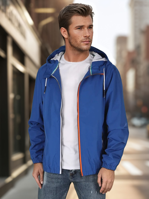 Kurtka męska przejściowa niebieska Dstreet TX4699