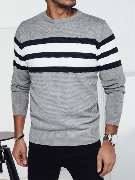 Sweter męski szary Dstreet WX2249