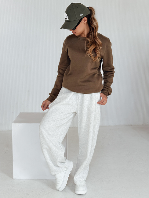 Bluza damska FASHION II ciemnobrązowa Dstreet BY1397