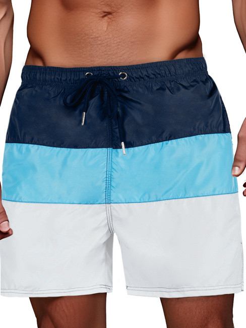 Spodenki męskie kąpielowe granatowo-białe Dstreet SX2518