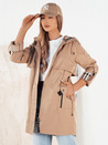 Kurtka przejściowa damska parka VERDU beżowa Dstreet TY4224