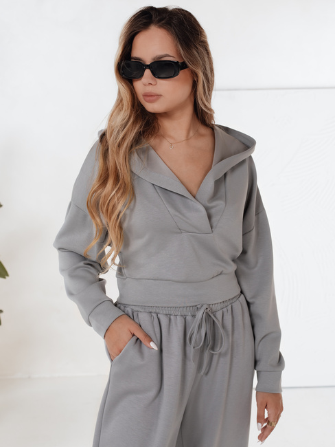 Komplet damski dresowy THISE szary Dstreet AY1029