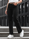 Spodnie damskie jeansowe wide leg DELUSSIA czarne Dstreet UY2669