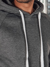 Bluza męska z kapturem szara Dstreet BX5942