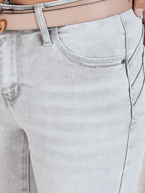 Spodnie damskie jeansowe skinny szare Dstreet UY2811