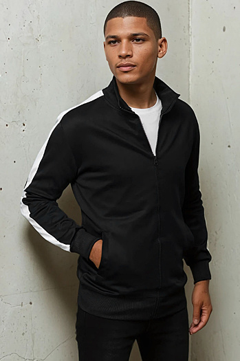 Bluza męska rozpinana czarna Dstreet BX5562