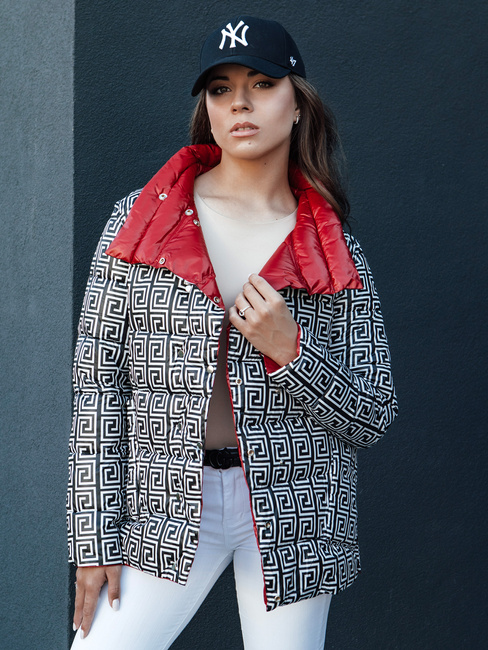 Kurtka przejściowa damska pikowana DELSY czerwona Dstreet TY4417