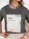 T-shirt damski CHANTE grafitowy Dstreet RY2585