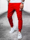 Spodnie męskie dresowe czerwone Dstreet UX3910