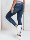 Jeansy damskie skinny niebieskie Dstreet UY2815