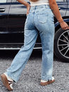 Spodnie jeansowe damskie JEANFLOW baggy jasnoniebieskie Dstreet UY2227